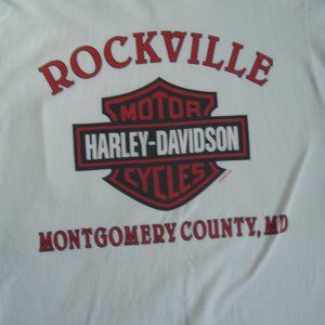 Vintage (1999) Harley/Rockville pocket tee US made
